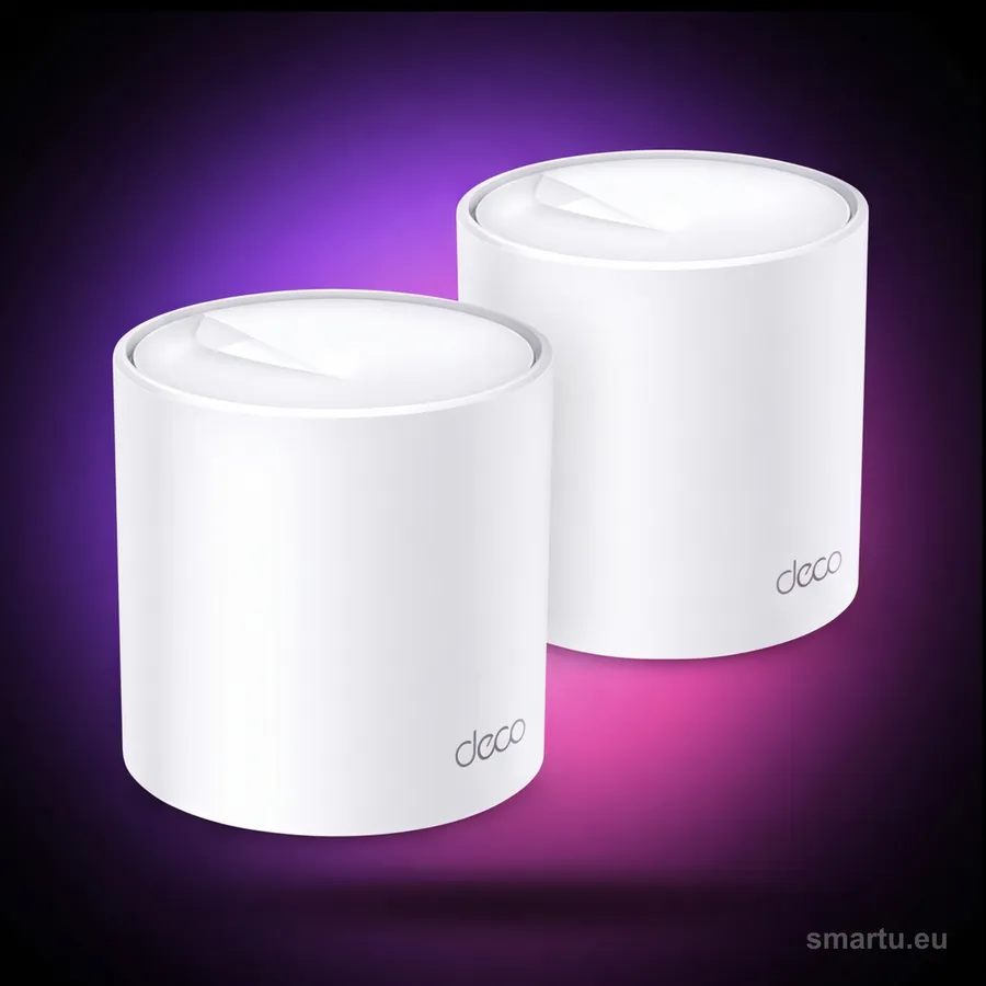 TP-Link Deco X20 zestaw 2-pack mesh WiFi 6 AX1800, zasięg do 370 m2, dwa pasma, porty Gigabit TP-Link Deco X20 zestaw 2-pack mesh WiFi 6 AX1800, zasięg do 370 m2, dwa pasma, porty Gigabit