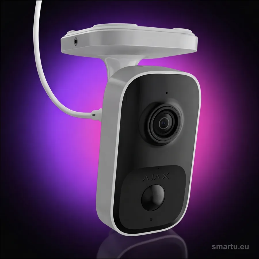 Ajax IndoorCam biała kamera WiFi wewnętrzna 4 Mpx PIR AI dwukierunkowe audio IP20 system alarmowy Ajax Ajax IndoorCam biała kamera WiFi wewnętrzna 4 Mpx PIR AI dwukierunkowe audio IP20 system alarmowy Ajax