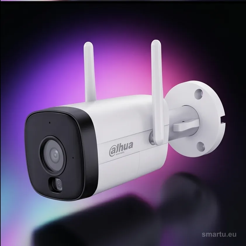Kamera tubowa Dahua IPC-HFW1539DTK1-SW-PV 5MP WiFi Smart Dual Light na białym tle Kamera tubowa Dahua IPC-HFW1539DTK1-SW-PV 5MP WiFi Smart Dual Light na białym tle