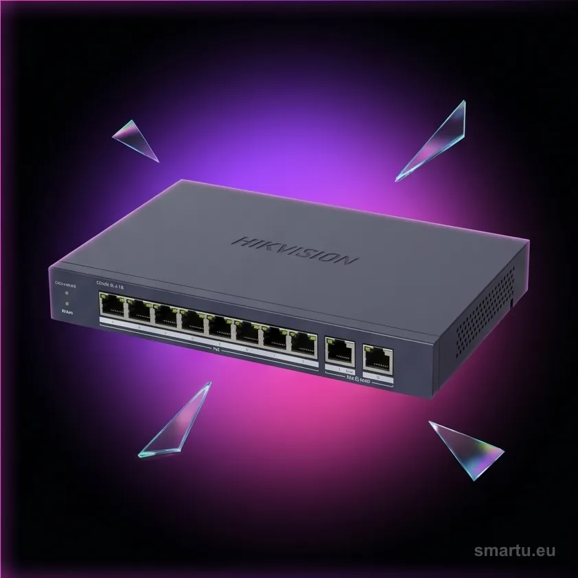 Hikvision DS-3E1510P-EI/M switch PoE zarządzalny 8 portów PoE Gigabit 2 uplink dedykowany CCTV Hikvision DS-3E1510P-EI/M switch PoE zarządzalny 8 portów PoE Gigabit 2 uplink dedykowany CCTV