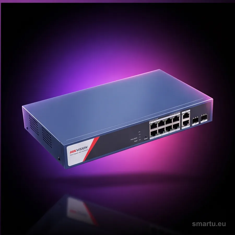 Switch Hikvision DS-3E1512HP-SI-8P2T2F Switch Hikvision DS-3E1512HP-SI-8P2T2F