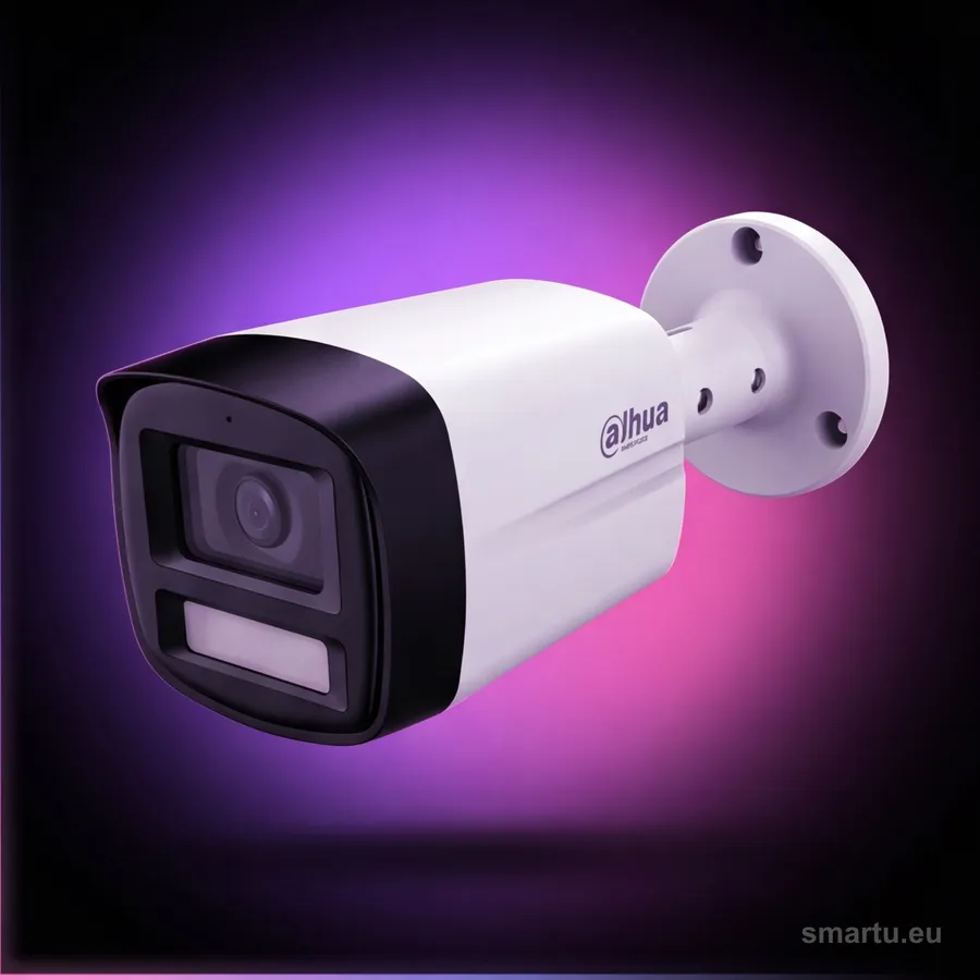 Kamera tubowa Dahua HAC-HFW1239TLM-A-LED 2MP Full-Color, mikrofon, IP67, 4w1