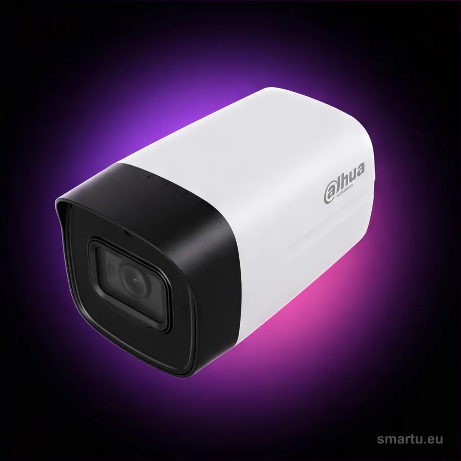 Kamera tubowa Dahua HAC-HFW1800TL-A-0280B 8MP 4K, mikrofon, IR do 80 m, IP67, 4w1