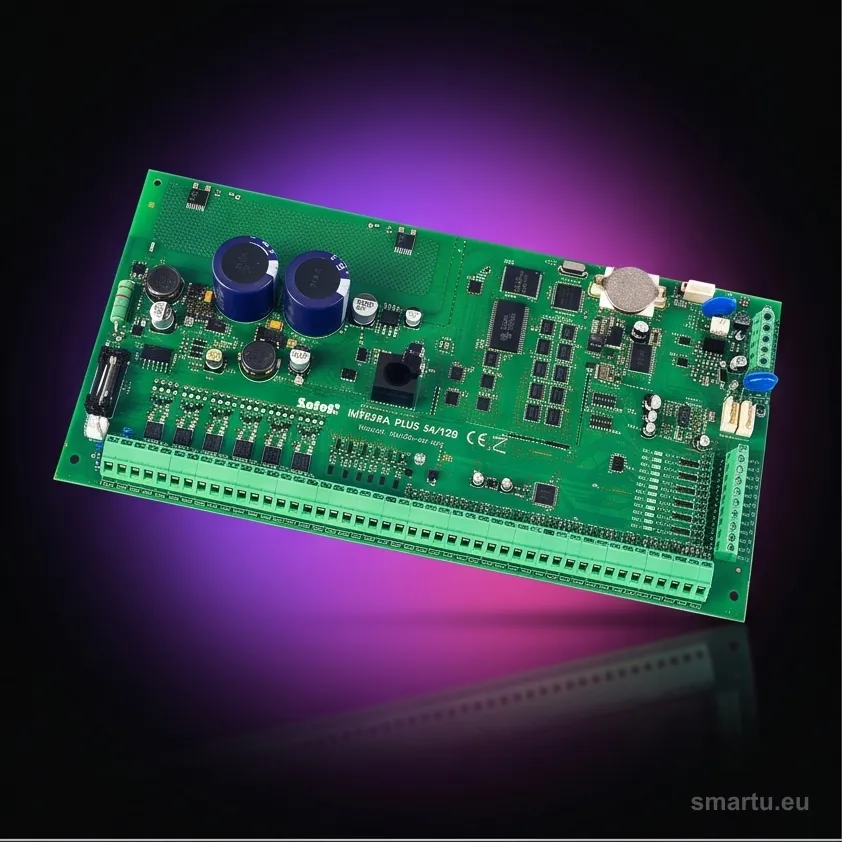 Satel Integra 64 Plus płyta główna centrala alarmowa 64 strefy Grade 3 EN50131 USB Ethernet, ujęcie 1