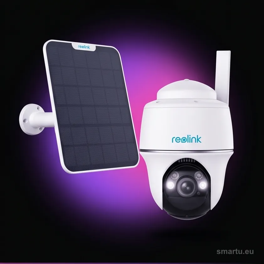 Kamera IP Reolink GO SERIES G430 akumulatorowa 4G LTE 5MP z panelem solarnym, ujęcie 1