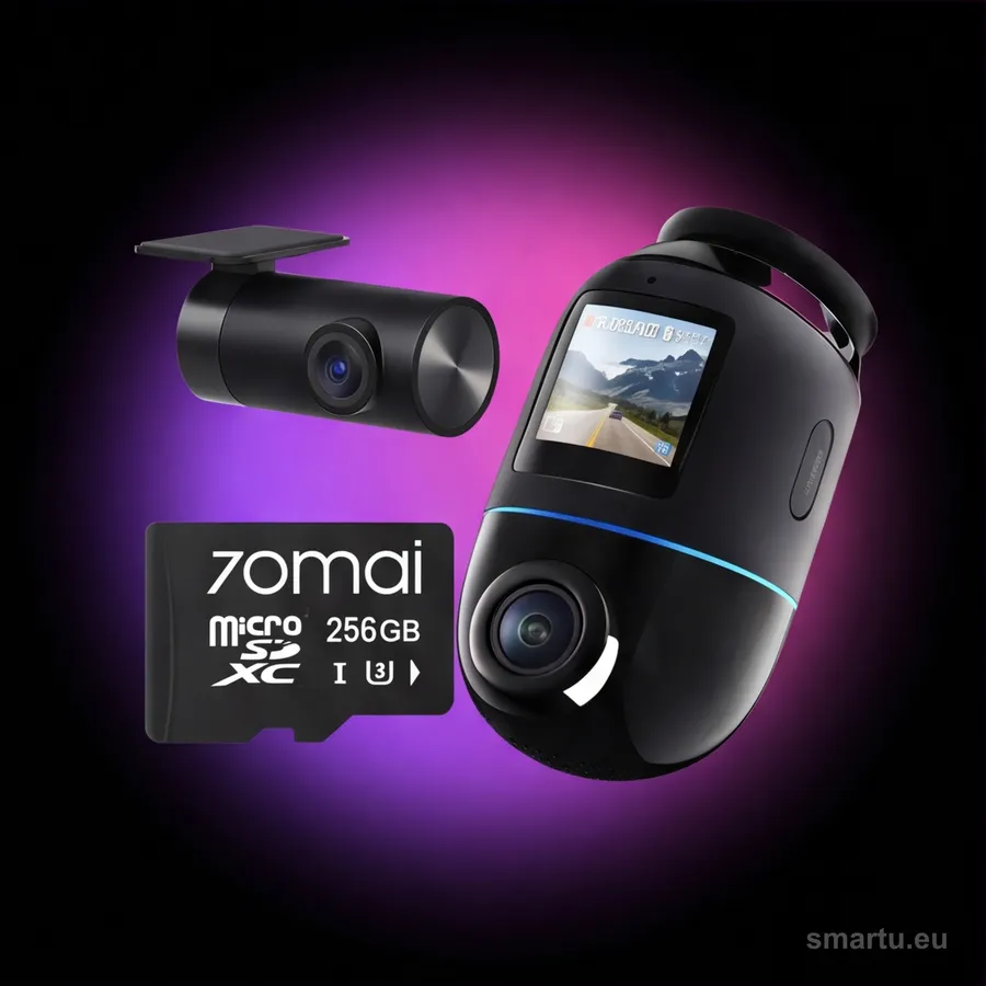 Wideorejestrator 70mai X800 Omni 4K/GPS/WiFi Dual czarny + karta SD 70mai 256GB — ujęcie 1