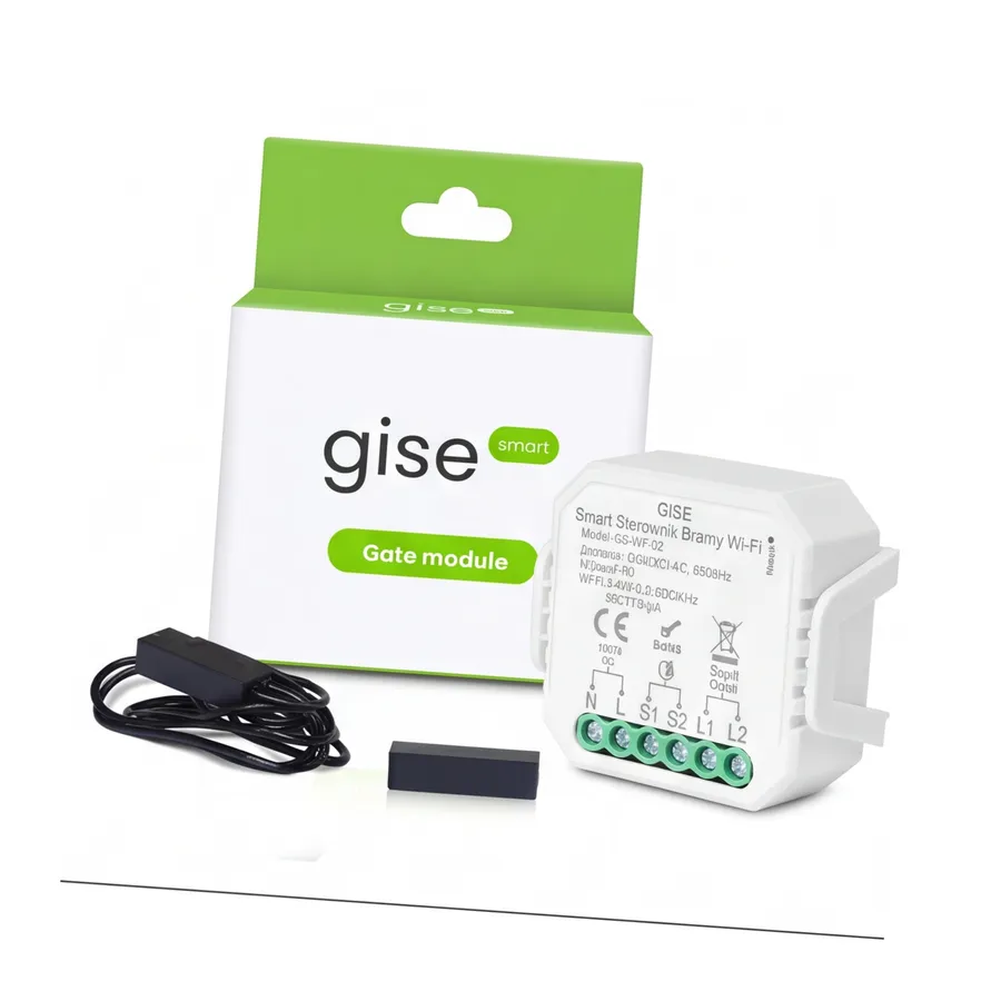 GISE Smart Moduł do sterowania bramą WiFi z czujnikiem otwarcia | Tuya | GG-WF-02 GISE Smart Moduł do sterowania bramą WiFi z czujnikiem otwarcia | Tuya | GG-WF-02