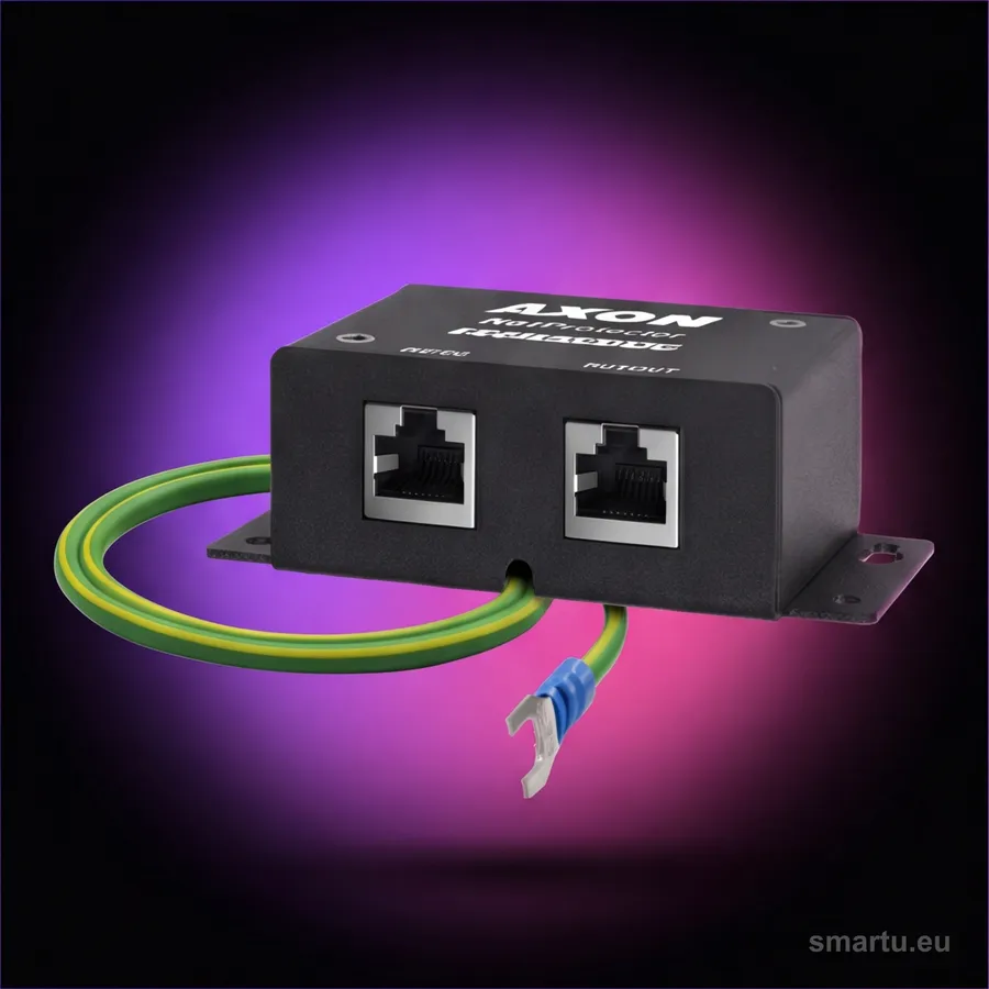 Ogranicznik przepięć AXON AIRNET Protector Professional w szafie rack Ogranicznik przepięć AXON AIRNET Protector Professional w szafie rack