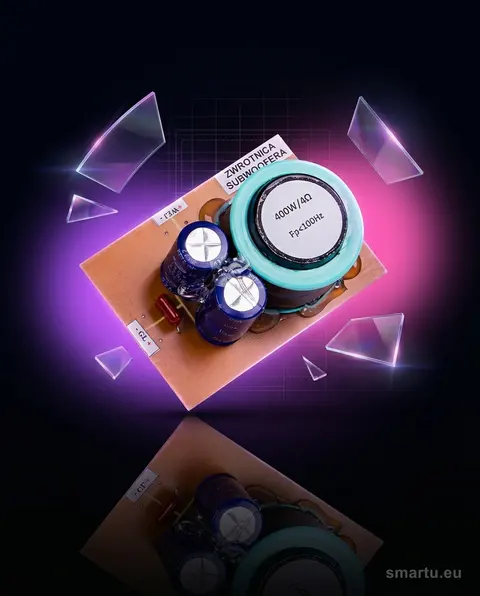 Zwrotnica głośnikowa subwoofera 400W 4ohm 100Hz crossover audio Zwrotnica głośnikowa subwoofera 400W 4ohm 100Hz crossover audio