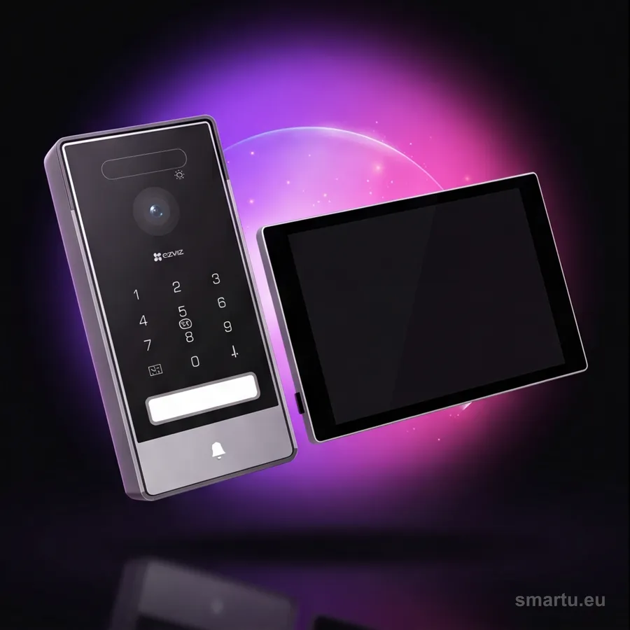 EZVIZ HP7 Pro wideodomofon 2K WiFi 6 7 cali dotykowy kamera 162 stopni zestaw przewodowy EZVIZ HP7 Pro wideodomofon 2K WiFi 6 7 cali dotykowy kamera 162 stopni zestaw przewodowy