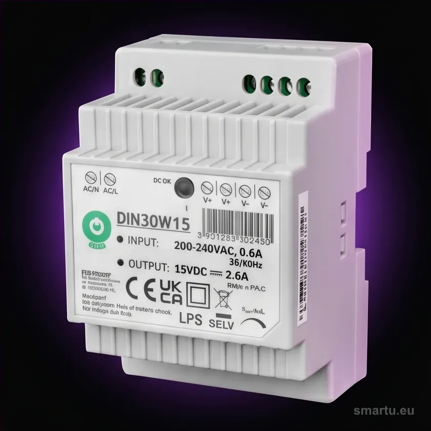 Zasilacz POS DIN30W15 Zasilacz POS DIN30W15