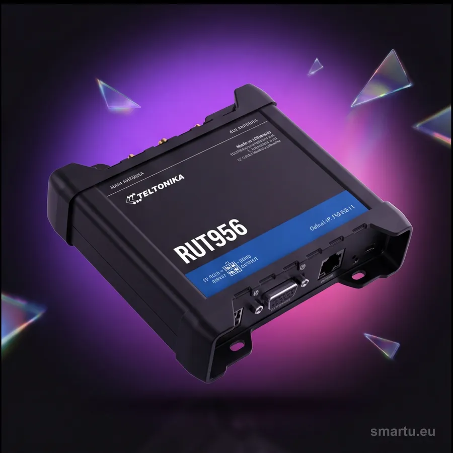 Teltonika RUT956 router przemysłowy 4G LTE Dual SIM RS232 RS485 GPS WiFi DIN RUT956200000 Teltonika RUT956 router przemysłowy 4G LTE Dual SIM RS232 RS485 GPS WiFi DIN RUT956200000