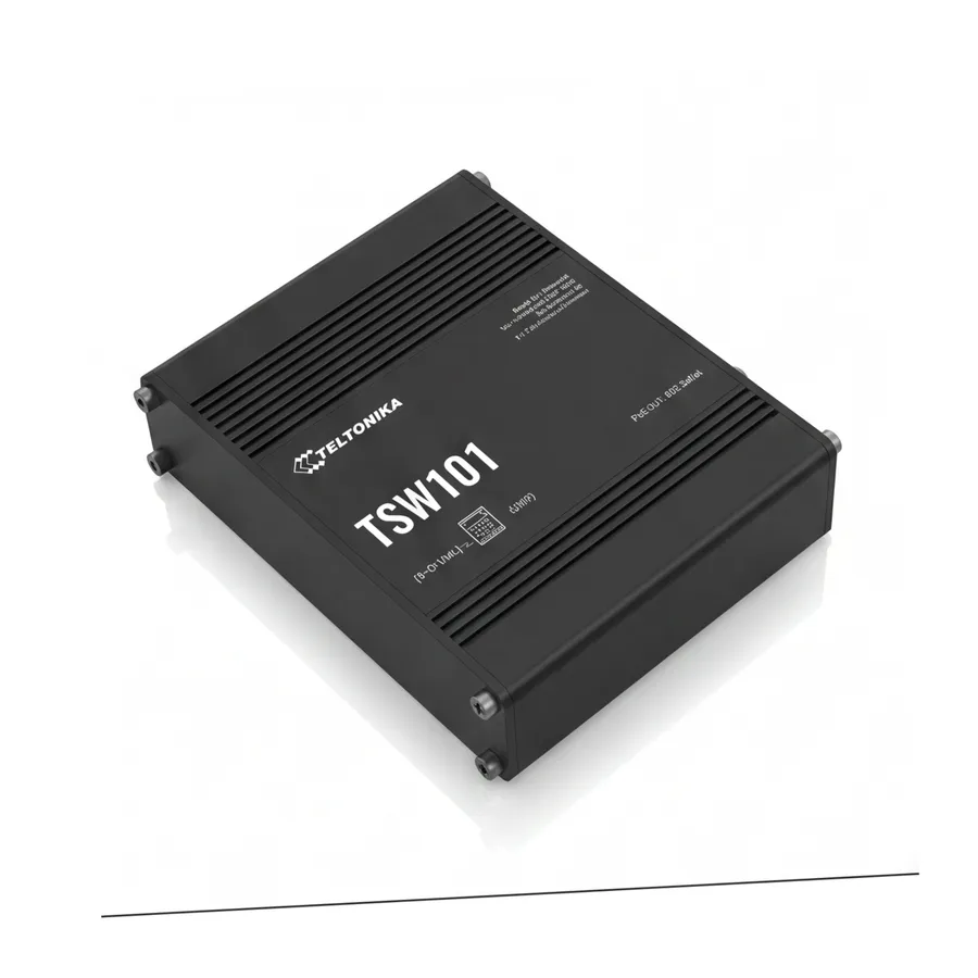 Teltonika TSW101 switch przemysłowy PoE+ (TSW101000000) Teltonika TSW101 switch przemysłowy PoE+ (TSW101000000)