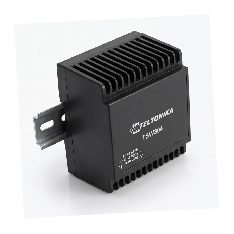 Teltonika TSW304 switch przemysłowy 4xGE (TSW304000000) DIN Teltonika TSW304 switch przemysłowy 4xGE (TSW304000000) DIN