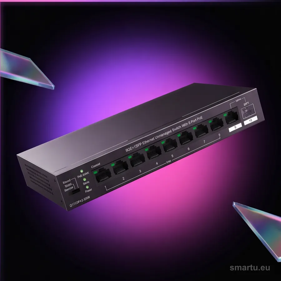 SWITCH POE TENDA TEG1110PF-8-120W SWITCH POE TENDA TEG1110PF-8-120W