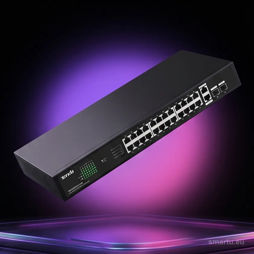 SWITCH POE TENDA TEG1128P-24-410W SWITCH POE TENDA TEG1128P-24-410W