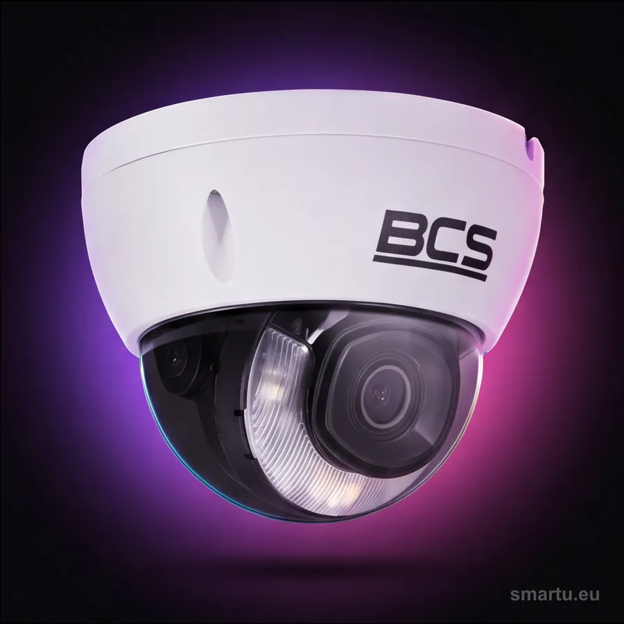 BCS LINE BCS-L-DIP14FCR3L3-Ai1 kamera IP kopułowa NightColor 4Mpx IR 30m WDR IK10 PoE mikrofon