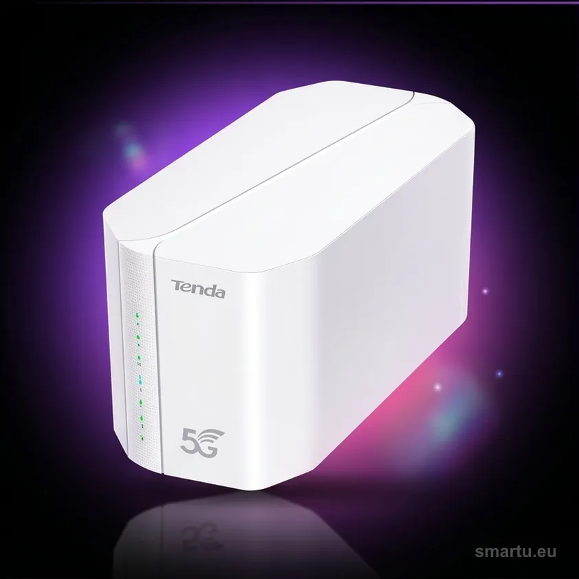Tenda 5G01 router 5G NR WiFi 6 AX1500 dwupasmowy Nano SIM karta do 2 Gbps 6 anten Mesh+ Tenda 5G01 router 5G NR WiFi 6 AX1500 dwupasmowy Nano SIM karta do 2 Gbps 6 anten Mesh+