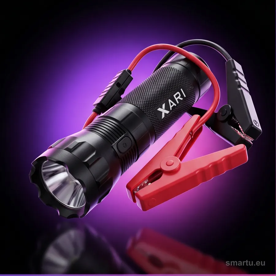 XARI JS50 jump starter 4w1 15000 mAh 800 A latarka powerbank młotek bezpieczeństwa XARI JS50 jump starter 4w1 15000 mAh 800 A latarka powerbank młotek bezpieczeństwa
