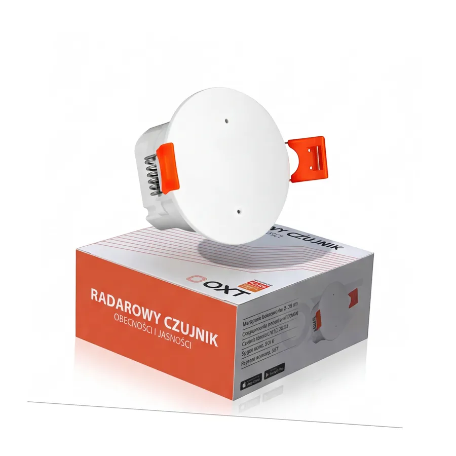 OXT Czujnik radar obecności jasności 230V WiFi TUYA T150 OXT Czujnik radar obecności jasności 230V WiFi TUYA T150