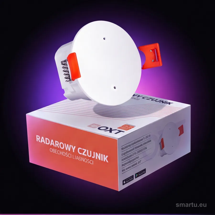 OXT Czujnik radar obecności jasności 230V WiFi TUYA T150 OXT Czujnik radar obecności jasności 230V WiFi TUYA T150