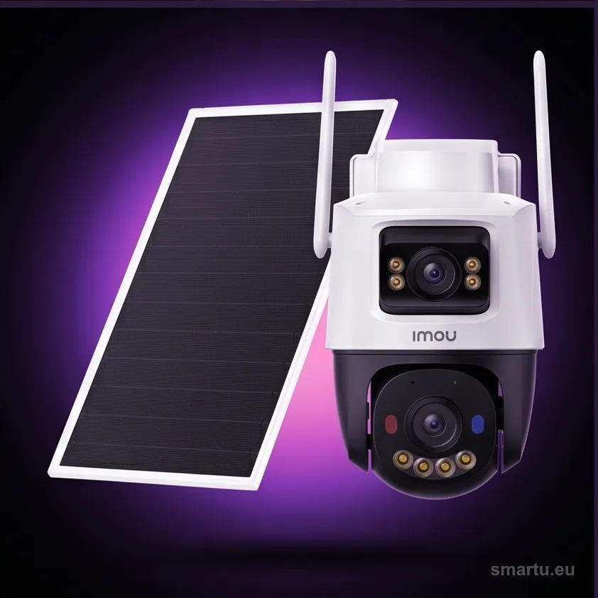 Kamera IP Imou AOV Dual 10MP (5MP+5MP) z panelem solarnym 2.4GHz WiFi+4G, ujęcie 1