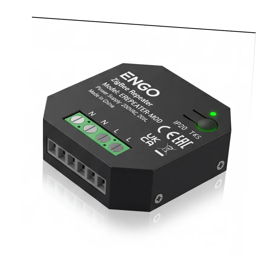 ENGO Controls EREPEATER-MOD, Repeater sieci ZigBee, (wzmacniacz sygnału), 230V ENGO Controls EREPEATER-MOD, Repeater sieci ZigBee, (wzmacniacz sygnału), 230V