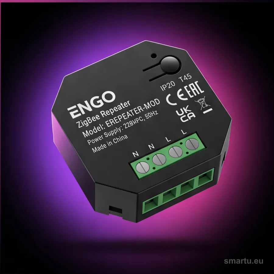 ENGO Controls EREPEATER-MOD, Repeater sieci ZigBee, (wzmacniacz sygnału), 230V ENGO Controls EREPEATER-MOD, Repeater sieci ZigBee, (wzmacniacz sygnału), 230V