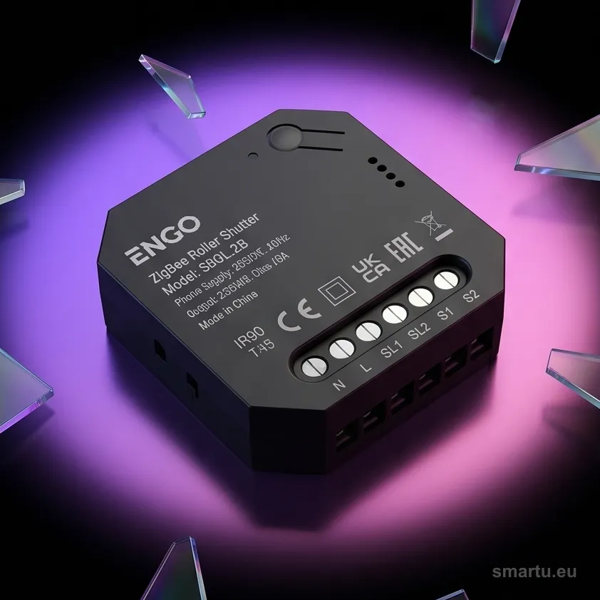 ENGO Controls EROL-ZB, Sterownik Rolet do systemu ENGO Smart, ZigBee, ujęcie 1