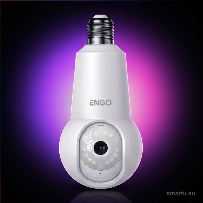 ENGO Controls ECAM-E27- Smart Kamera Wi-Fi do lampy E27, 4MP, ujęcie 1