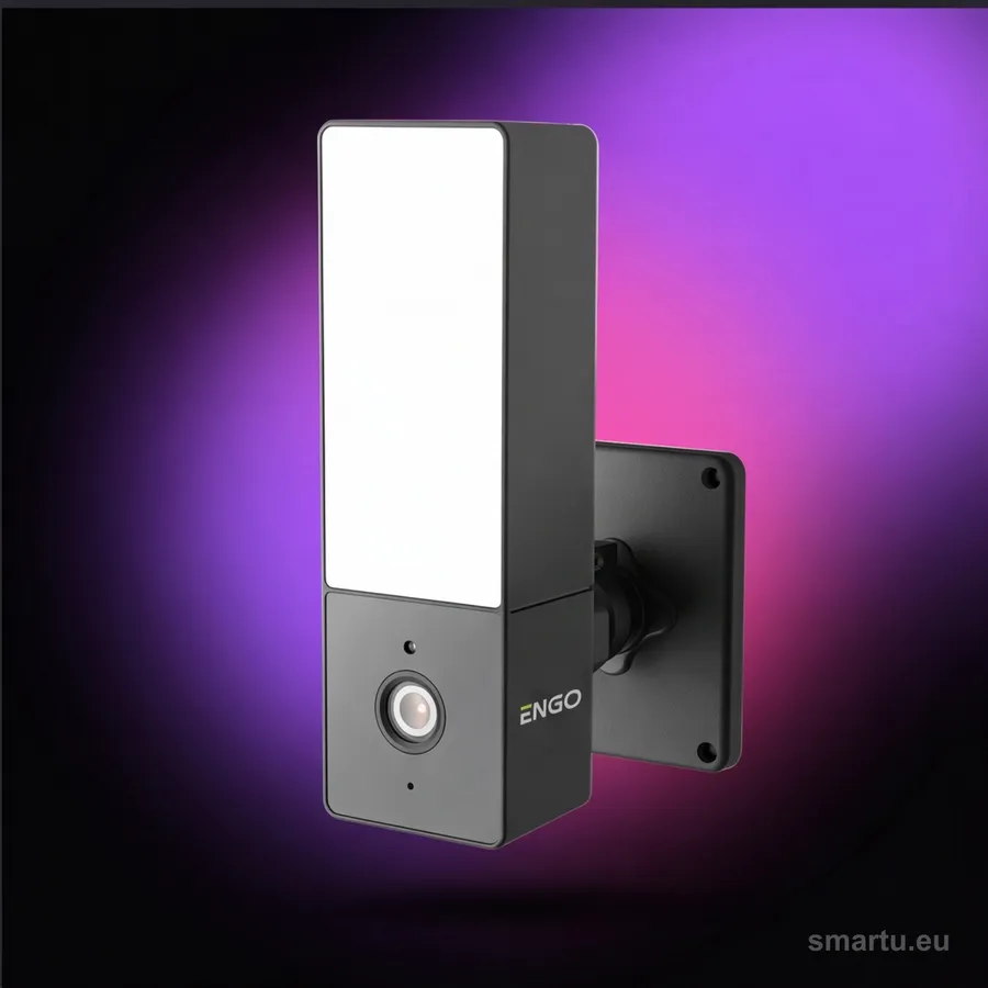 ENGO Controls ECAM-L1 smart kamera Wi-Fi ze źródłem światła 4 Mpx, IP65, dwukierunkowy dźwięk, app