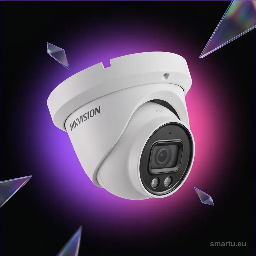 Kamera turret Hikvision DS-2CE78U0T-LTS 8MP 4K z trybem kolorowym w nocy Kamera turret Hikvision DS-2CE78U0T-LTS 8MP 4K z trybem kolorowym w nocy