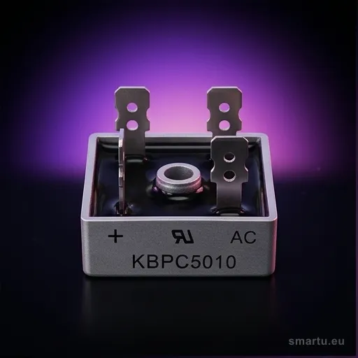 Mostek prostowniczy 50A/1000V KBPC5010, jednofazowy, do zasilaczy i układów energoelektronicznych Mostek prostowniczy 50A/1000V KBPC5010, jednofazowy, do zasilaczy i układów energoelektronicznych