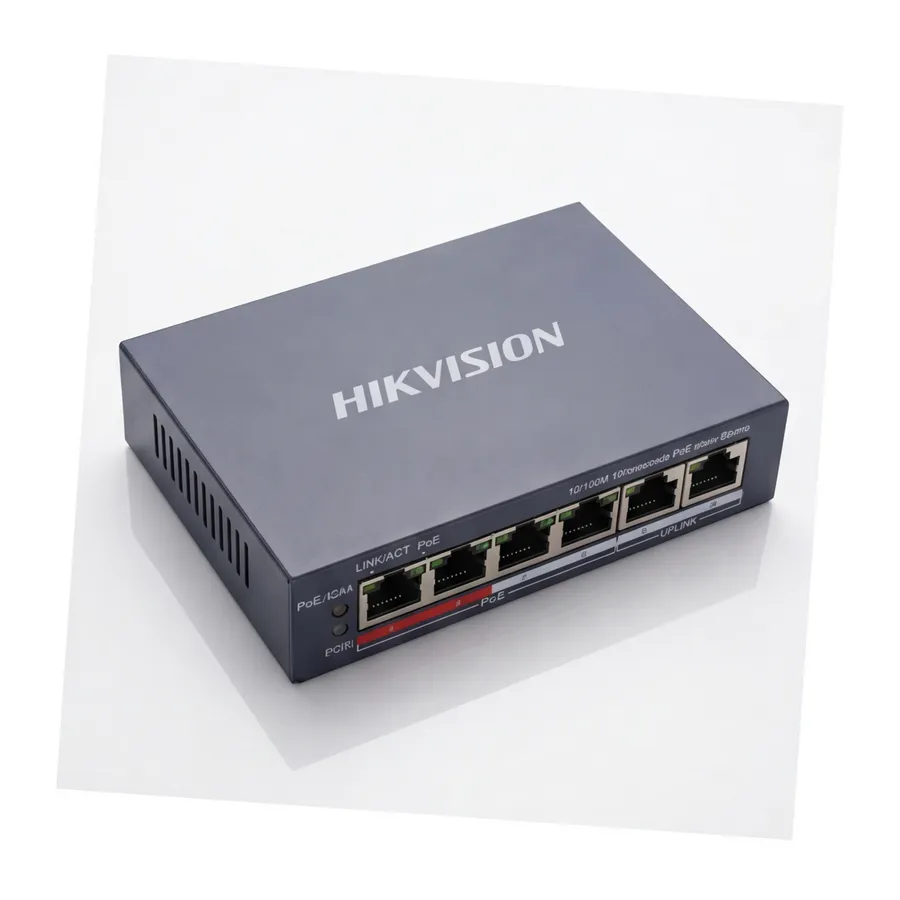 Switch Hikvision DS-3E0106P-E/M(B) Switch Hikvision DS-3E0106P-E/M(B)