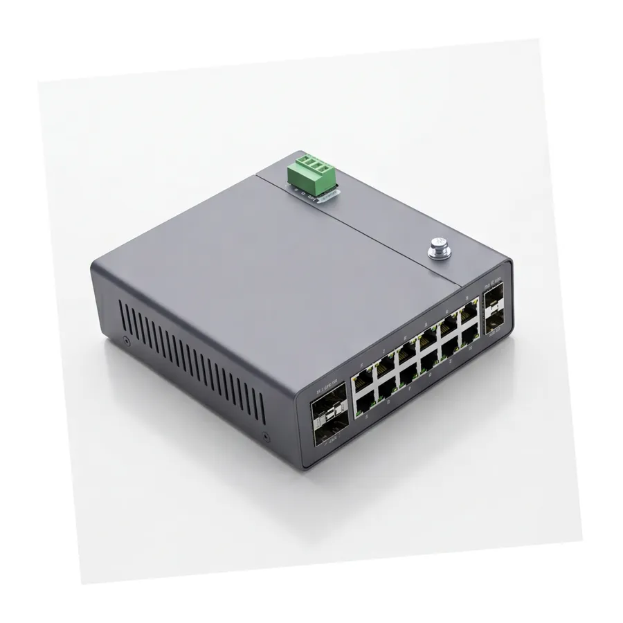 Switch Hikvision DS-3T1512HP-SI-8P4FKIT(75W) LinkVu Switch Hikvision DS-3T1512HP-SI-8P4FKIT(75W) LinkVu