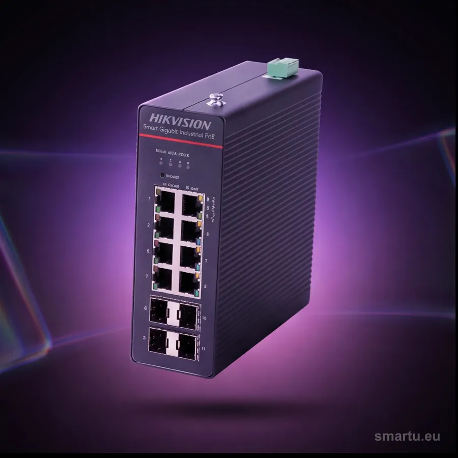 Switch Hikvision DS-3T1512HP-SI-8P4FKIT(240W) LinkVu Switch Hikvision DS-3T1512HP-SI-8P4FKIT(240W) LinkVu
