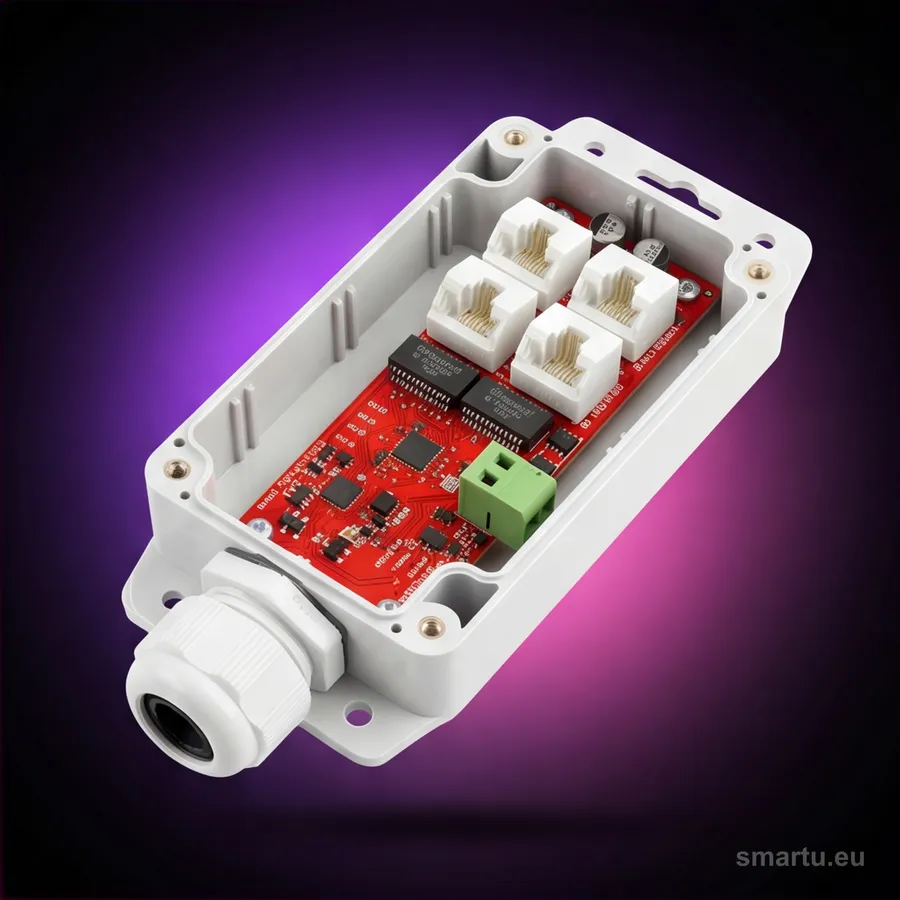 Switch PoE 4 portowy ATTE APT-4-11-CA1 + Extender w obudowie zewnętrznej IP68 Switch PoE 4 portowy ATTE APT-4-11-CA1 + Extender w obudowie zewnętrznej IP68