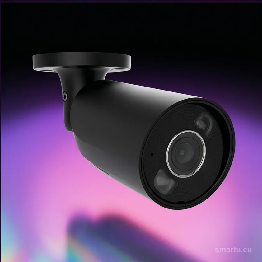 Ajax BulletCam HL 5Mpx 2.8mm kamera tuba czarna zewnętrzna PoE Ajax BulletCam HL 5Mpx 2.8mm kamera tuba czarna zewnętrzna PoE