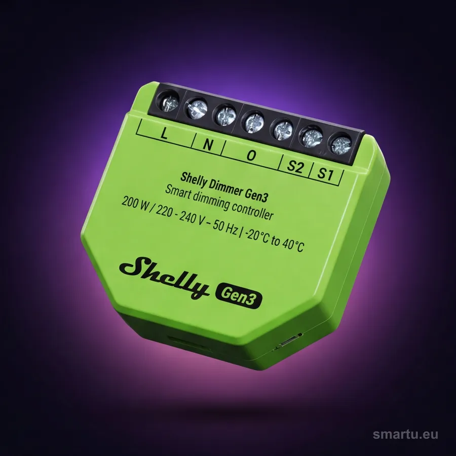 Shelly Dimmer Gen3, ujęcie 1