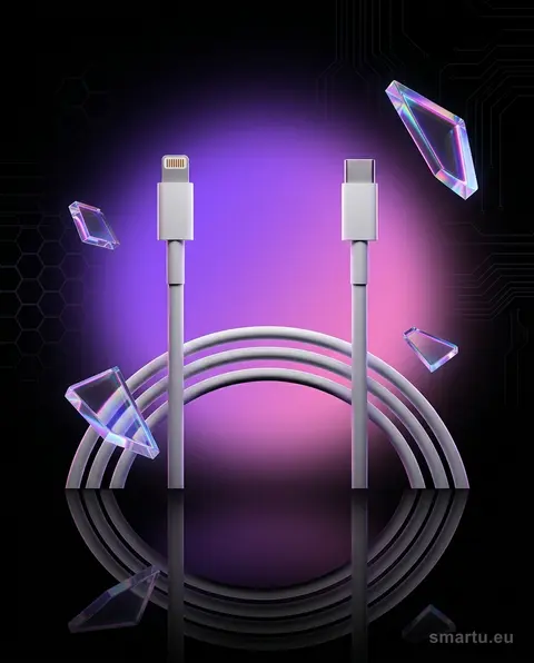 Kabel USB-C, Lightning 1m biały do iPhone/iPad, szybkie ładowanie 20W Power Delivery, transmisja danych 480Mbps Kabel USB-C, Lightning 1m biały do iPhone/iPad, szybkie ładowanie 20W Power Delivery, transmisja danych 480Mbps