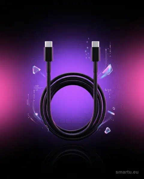 BLOW Kabel USB-C, USB-C 2.0, 1m, czarny, do ładowania i transmisji danych BLOW Kabel USB-C, USB-C 2.0, 1m, czarny, do ładowania i transmisji danych