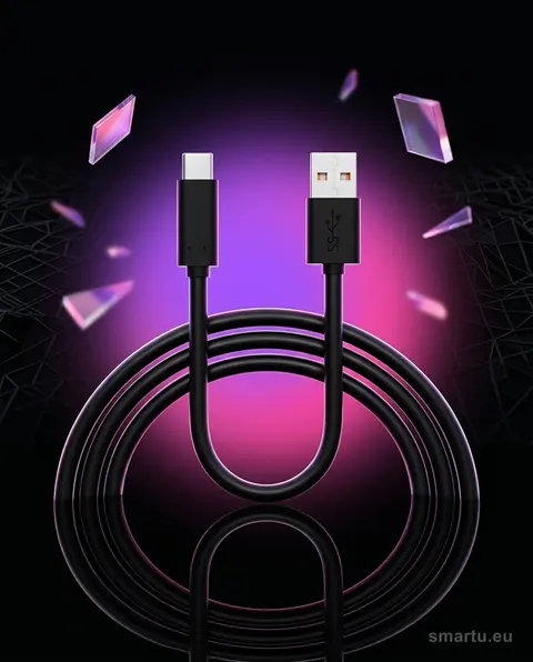 Kabel USB 3.0 A, USB-C 2m czarny, szybkie ładowanie Quick Charge, przesył danych Prolech Kabel USB 3.0 A, USB-C 2m czarny, szybkie ładowanie Quick Charge, przesył danych Prolech