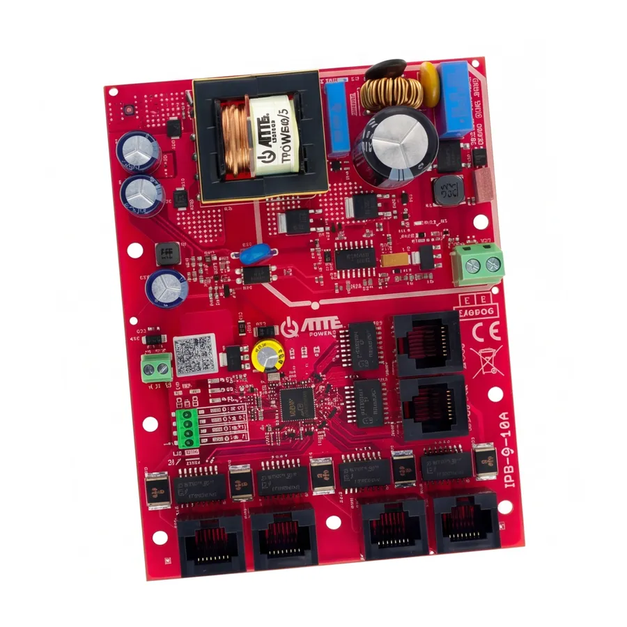 Switch PoE 6 portowy ze zintegrowanym zasilaczem ATTE IPB-5-10A-OF Switch PoE 6 portowy ze zintegrowanym zasilaczem ATTE IPB-5-10A-OF