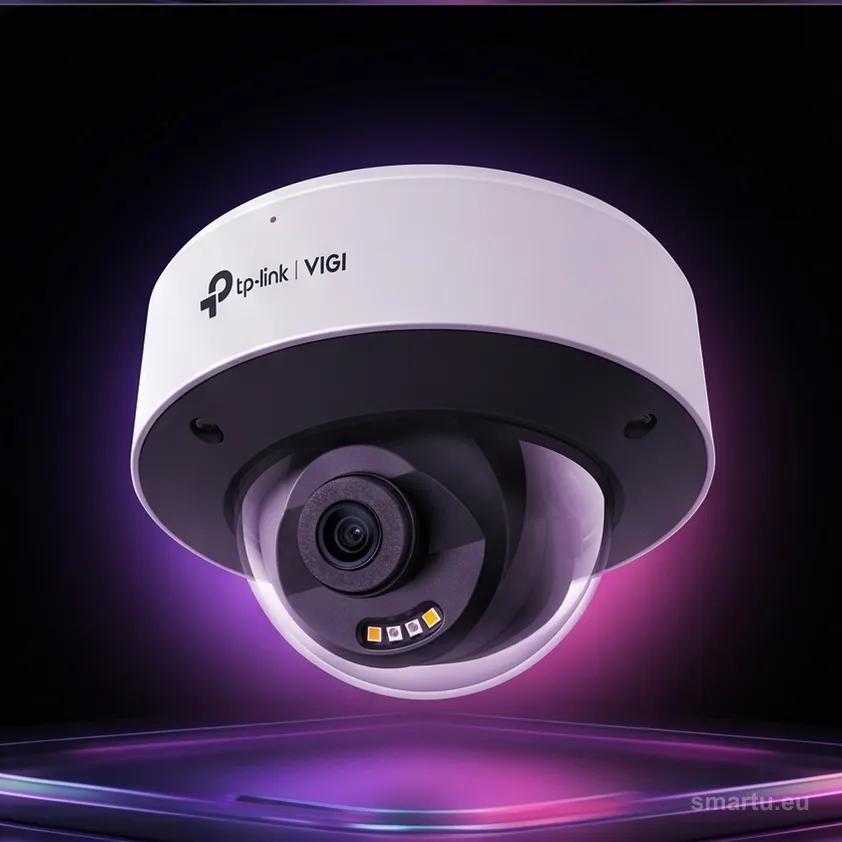 Kamera IP TP-Link InSight S285 4mm 4K zewnętrzna kopułkowa kolor nocny 24/7 Kamera IP TP-Link InSight S285 4mm 4K zewnętrzna kopułkowa kolor nocny 24/7