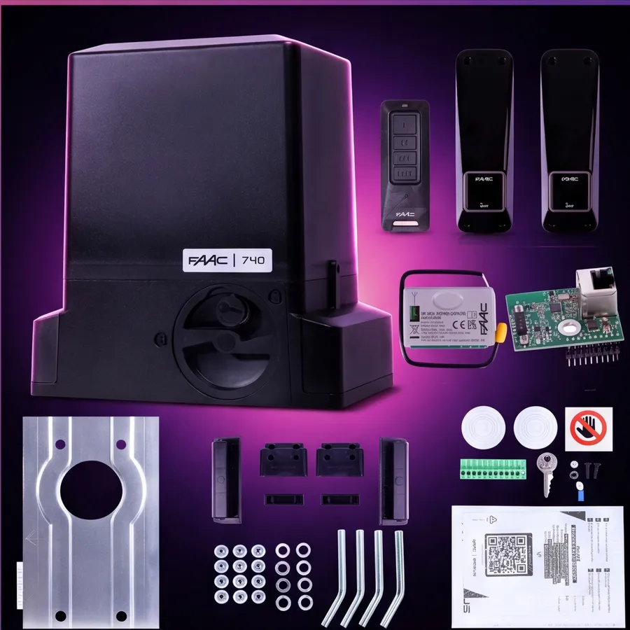 FAAC 740 Delta 2 SMART zestaw napęd bramy przesuwnej 500kg WiFi LAN BLE 230V IP44 FAAC 740 Delta 2 SMART zestaw napęd bramy przesuwnej 500kg WiFi LAN BLE 230V IP44