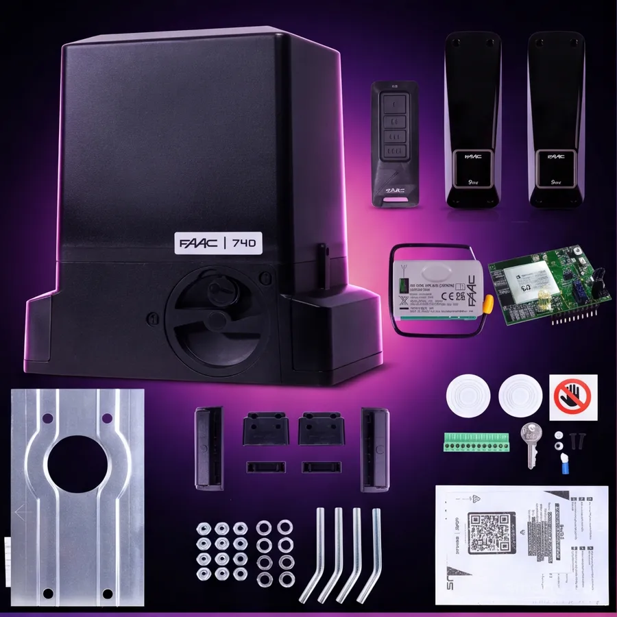 FAAC 741 Delta 3 SMART GSM zestaw automatyka brama przesuwna 900 kg Wi-Fi LTE BLE Simply Connect FAAC 741 Delta 3 SMART GSM zestaw automatyka brama przesuwna 900 kg Wi-Fi LTE BLE Simply Connect