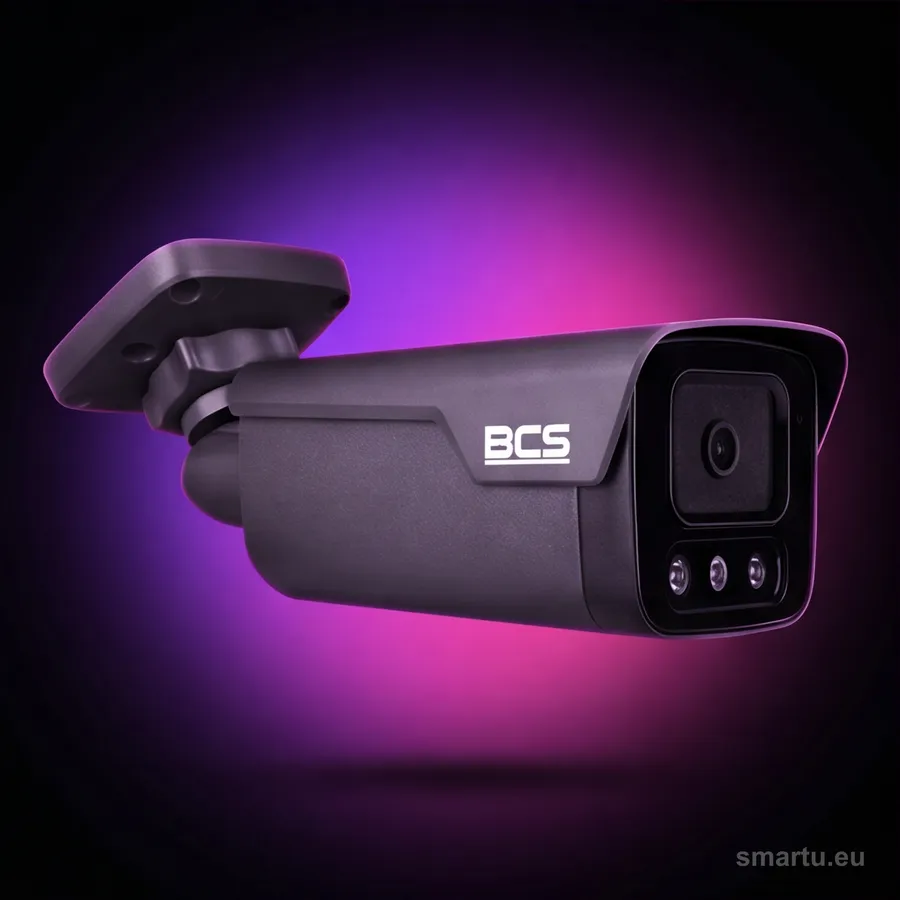 BCS POINT BCS-P-TIP25FSR4L4-Ai2-G kamera IP tubowa 8MP 4K AI WDR 130dB WhiteLight NightColor PoE
