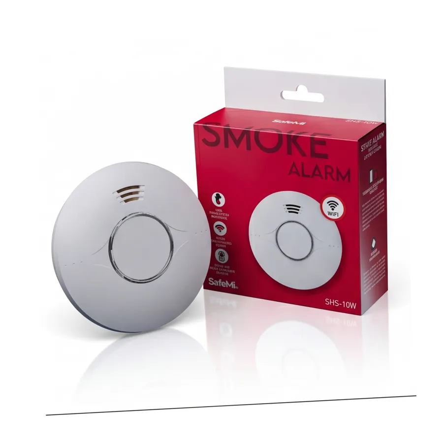 SAFEMI Czujnik dymu, WiFi, Gwarancja 3 lata SHS-10W SAFEMI Czujnik dymu, WiFi, Gwarancja 3 lata SHS-10W