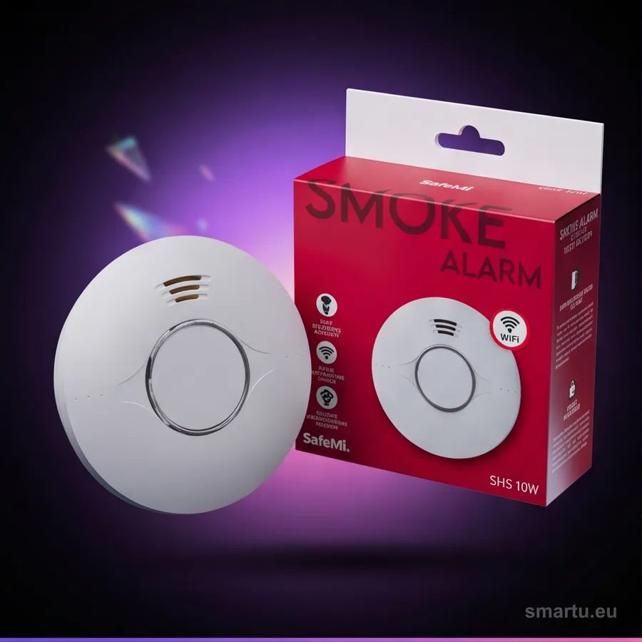 SAFEMI Czujnik dymu, WiFi, Gwarancja 3 lata SHS-10W SAFEMI Czujnik dymu, WiFi, Gwarancja 3 lata SHS-10W