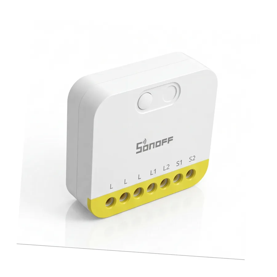 Dwukanałowy mini przełącznik bez N Sonoff MINI-ZB2GS-L ZigBee Dwukanałowy mini przełącznik bez N Sonoff MINI-ZB2GS-L ZigBee